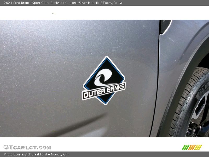 Iconic Silver Metallic / Ebony/Roast 2021 Ford Bronco Sport Outer Banks 4x4