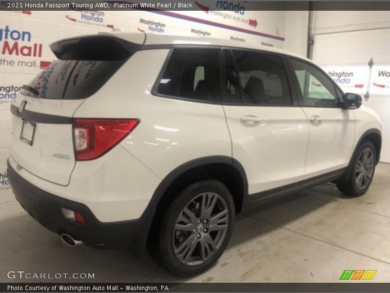 Platinum White Pearl / Black 2021 Honda Passport Touring AWD