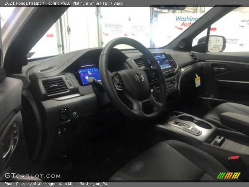 Platinum White Pearl / Black 2021 Honda Passport Touring AWD