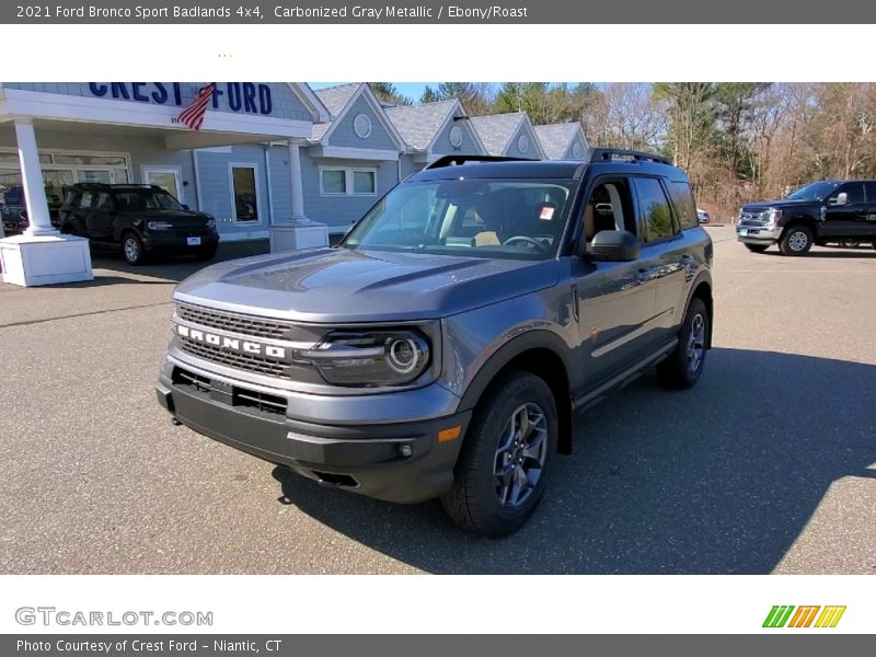 Carbonized Gray Metallic / Ebony/Roast 2021 Ford Bronco Sport Badlands 4x4