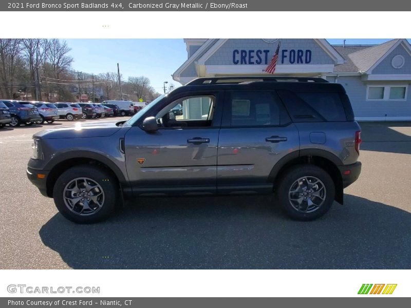 Carbonized Gray Metallic / Ebony/Roast 2021 Ford Bronco Sport Badlands 4x4