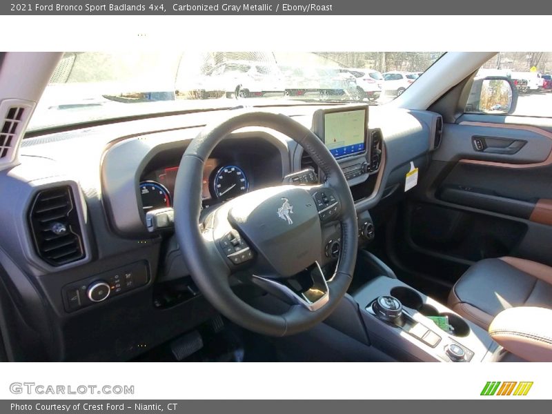 Carbonized Gray Metallic / Ebony/Roast 2021 Ford Bronco Sport Badlands 4x4
