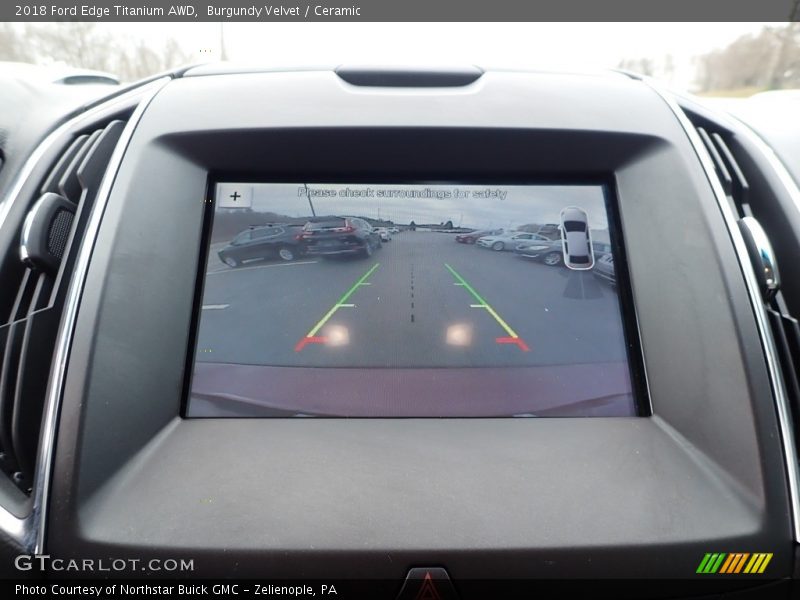 Burgundy Velvet / Ceramic 2018 Ford Edge Titanium AWD
