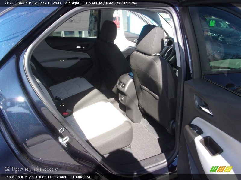 Midnight Blue Metallic / Medium Ash Gray 2021 Chevrolet Equinox LS AWD