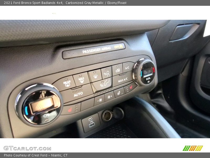 Controls of 2021 Bronco Sport Badlands 4x4