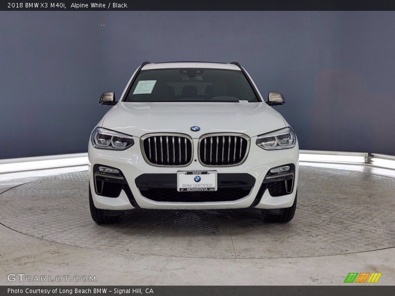 Alpine White / Black 2018 BMW X3 M40i
