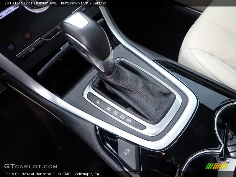Burgundy Velvet / Ceramic 2018 Ford Edge Titanium AWD