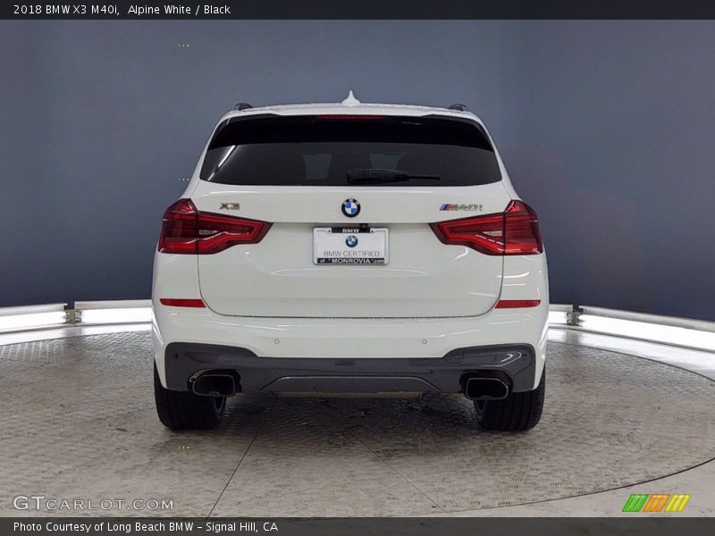 Alpine White / Black 2018 BMW X3 M40i