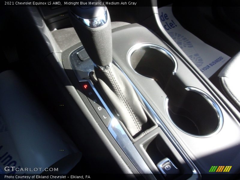 Midnight Blue Metallic / Medium Ash Gray 2021 Chevrolet Equinox LS AWD