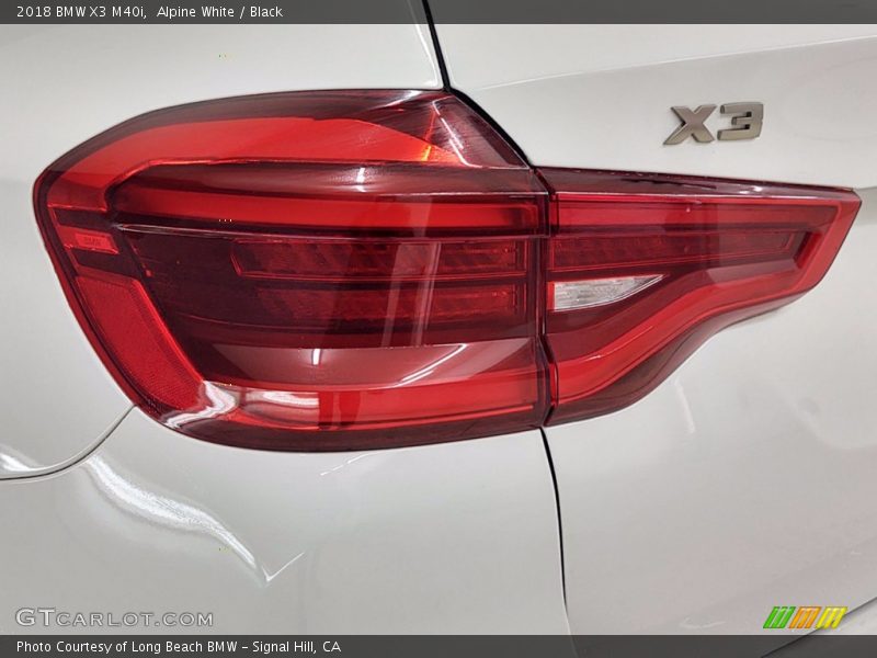 Alpine White / Black 2018 BMW X3 M40i
