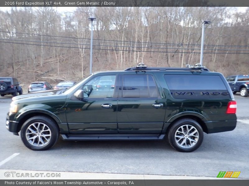 Green Gem Metallic / Ebony 2016 Ford Expedition XLT 4x4