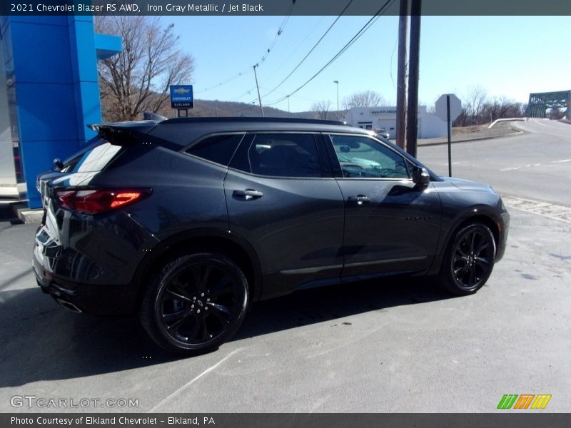 Iron Gray Metallic / Jet Black 2021 Chevrolet Blazer RS AWD