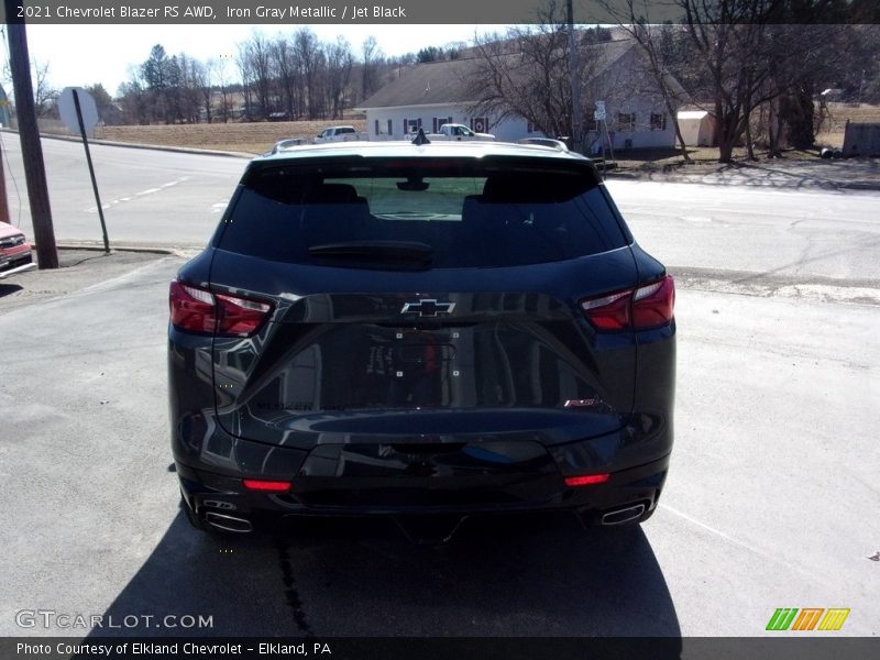 Iron Gray Metallic / Jet Black 2021 Chevrolet Blazer RS AWD