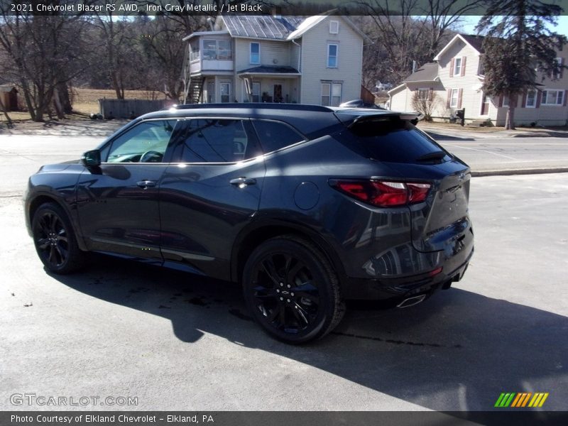 Iron Gray Metallic / Jet Black 2021 Chevrolet Blazer RS AWD
