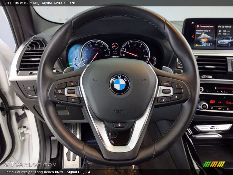 Alpine White / Black 2018 BMW X3 M40i