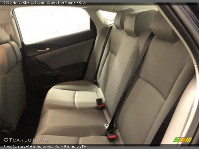 Cosmic Blue Metallic / Gray 2021 Honda Civic LX Sedan