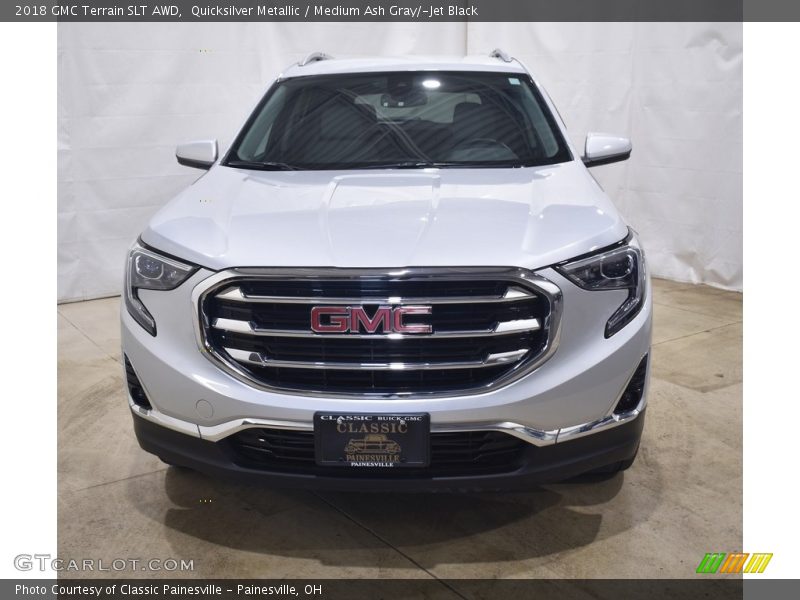 Quicksilver Metallic / Medium Ash Gray/­Jet Black 2018 GMC Terrain SLT AWD