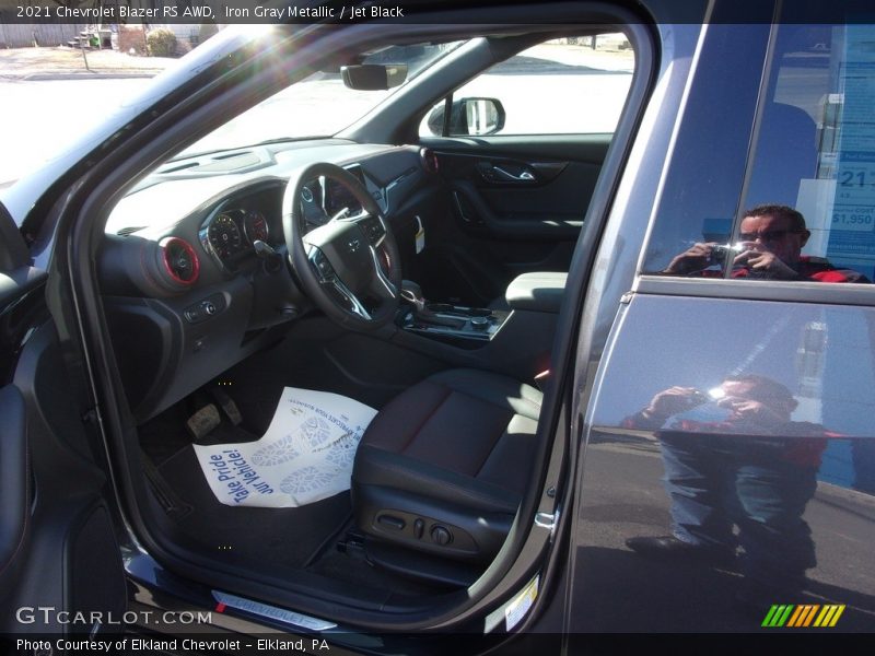 Iron Gray Metallic / Jet Black 2021 Chevrolet Blazer RS AWD