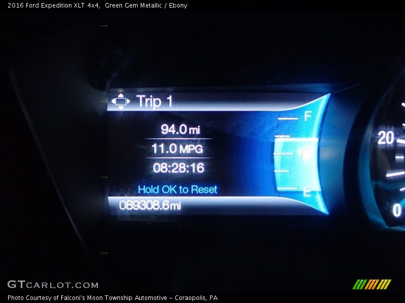 Green Gem Metallic / Ebony 2016 Ford Expedition XLT 4x4
