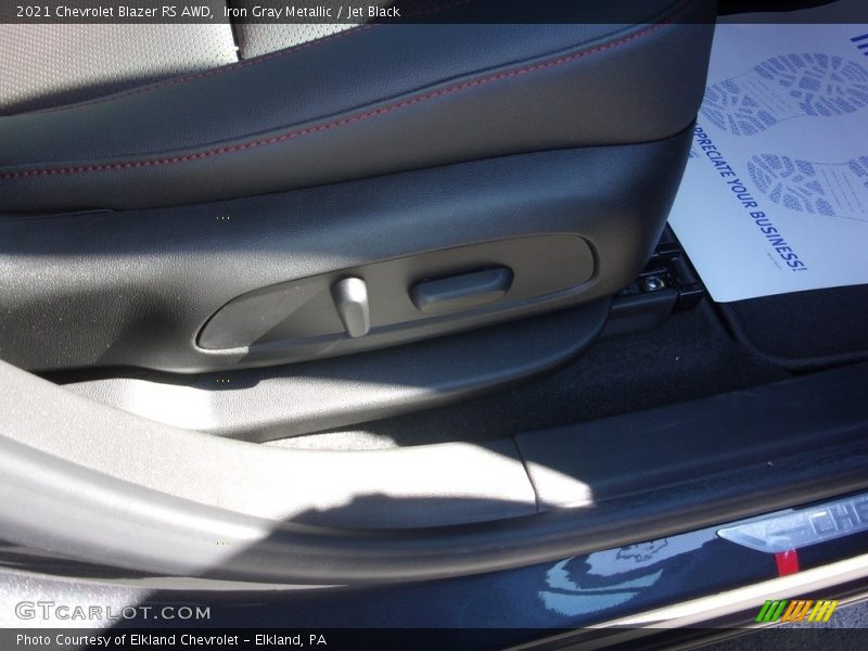Iron Gray Metallic / Jet Black 2021 Chevrolet Blazer RS AWD