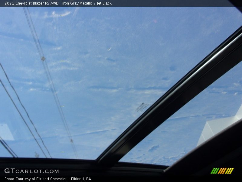 Iron Gray Metallic / Jet Black 2021 Chevrolet Blazer RS AWD