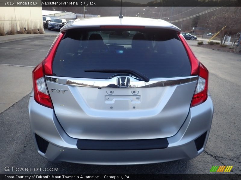 Alabaster Silver Metallic / Black 2015 Honda Fit EX