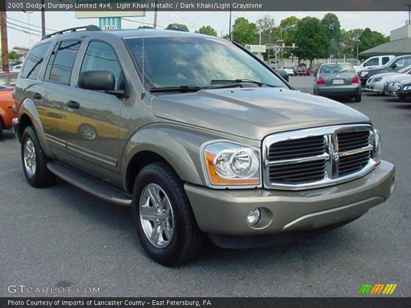 Light Khaki Metallic / Dark Khaki/Light Graystone 2005 Dodge Durango Limited 4x4