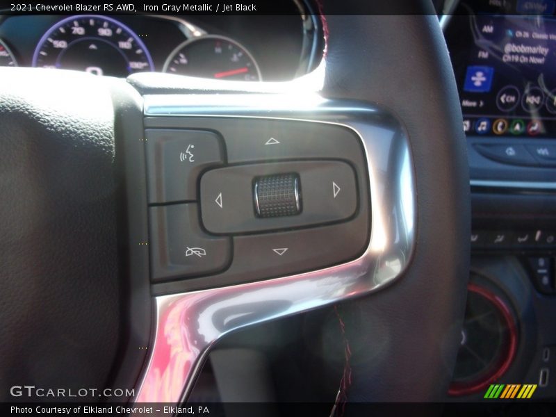 Iron Gray Metallic / Jet Black 2021 Chevrolet Blazer RS AWD