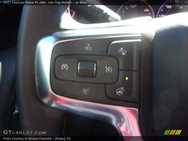 Iron Gray Metallic / Jet Black 2021 Chevrolet Blazer RS AWD