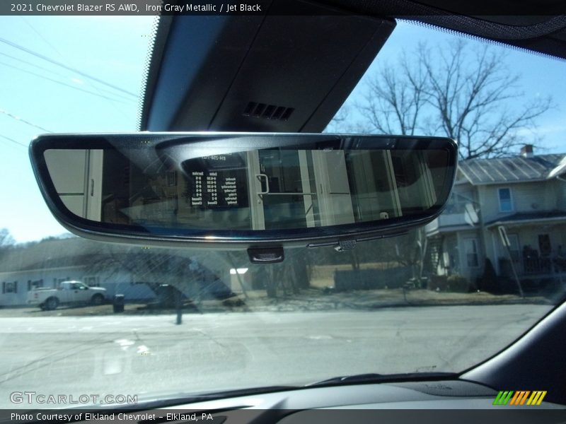 Iron Gray Metallic / Jet Black 2021 Chevrolet Blazer RS AWD