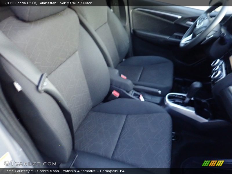 Alabaster Silver Metallic / Black 2015 Honda Fit EX