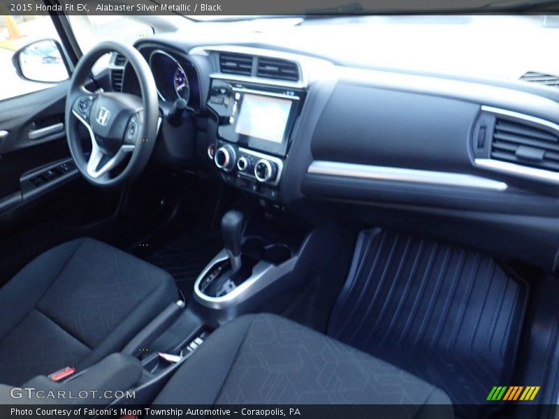Alabaster Silver Metallic / Black 2015 Honda Fit EX