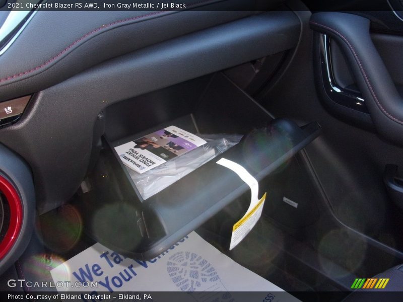 Iron Gray Metallic / Jet Black 2021 Chevrolet Blazer RS AWD