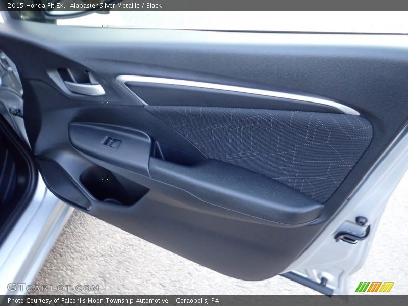 Alabaster Silver Metallic / Black 2015 Honda Fit EX