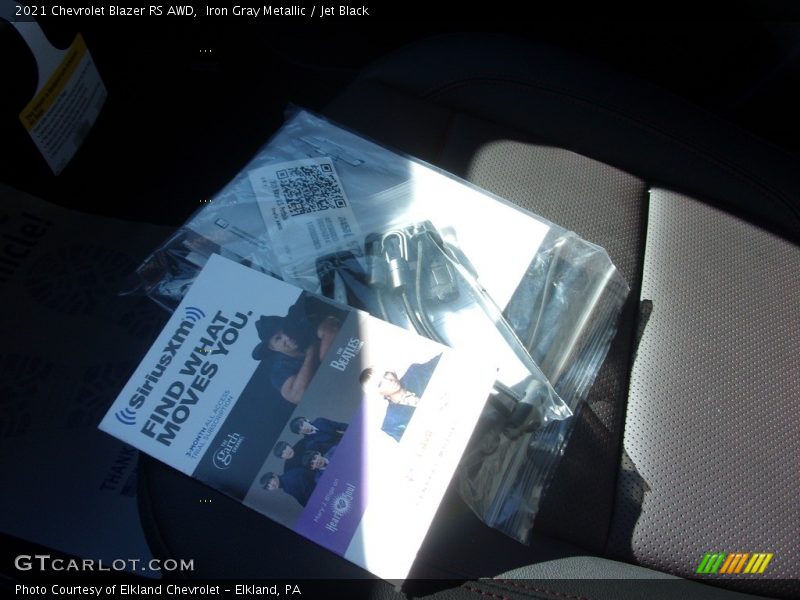 Iron Gray Metallic / Jet Black 2021 Chevrolet Blazer RS AWD