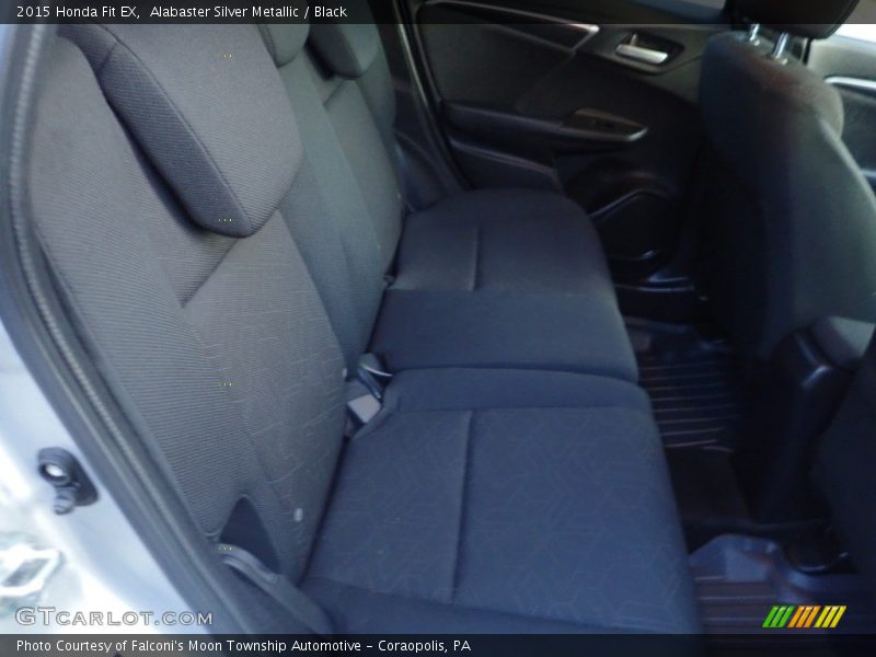 Alabaster Silver Metallic / Black 2015 Honda Fit EX
