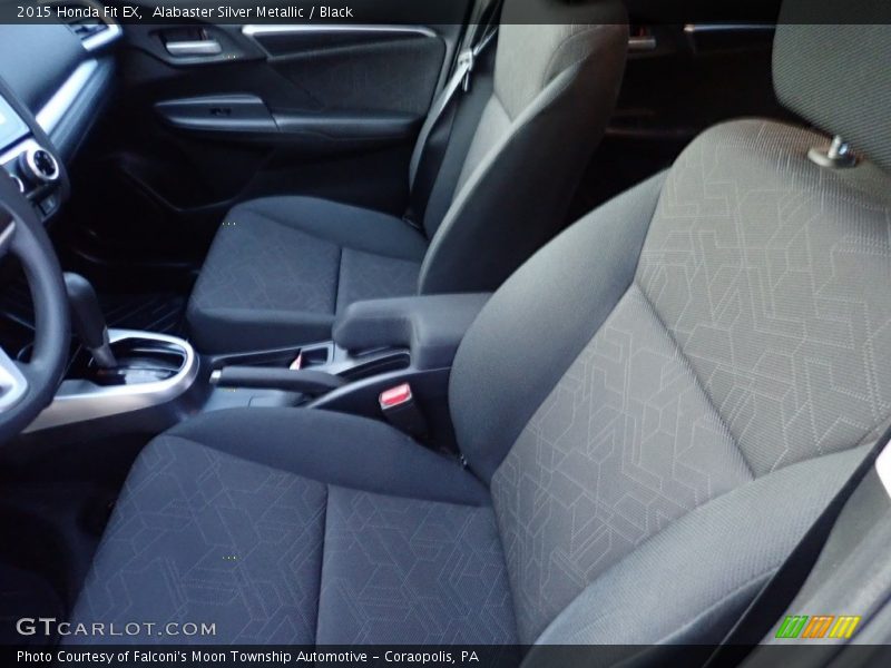 Alabaster Silver Metallic / Black 2015 Honda Fit EX