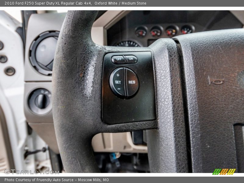 Oxford White / Medium Stone 2010 Ford F250 Super Duty XL Regular Cab 4x4