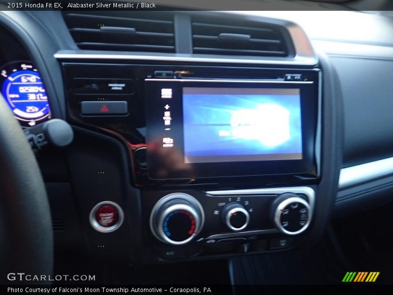 Alabaster Silver Metallic / Black 2015 Honda Fit EX