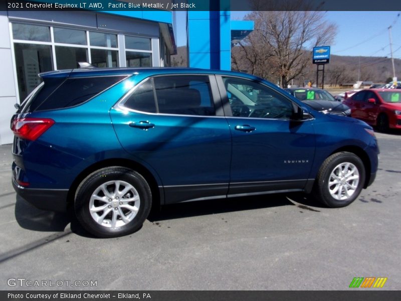 Pacific Blue Metallic / Jet Black 2021 Chevrolet Equinox LT AWD