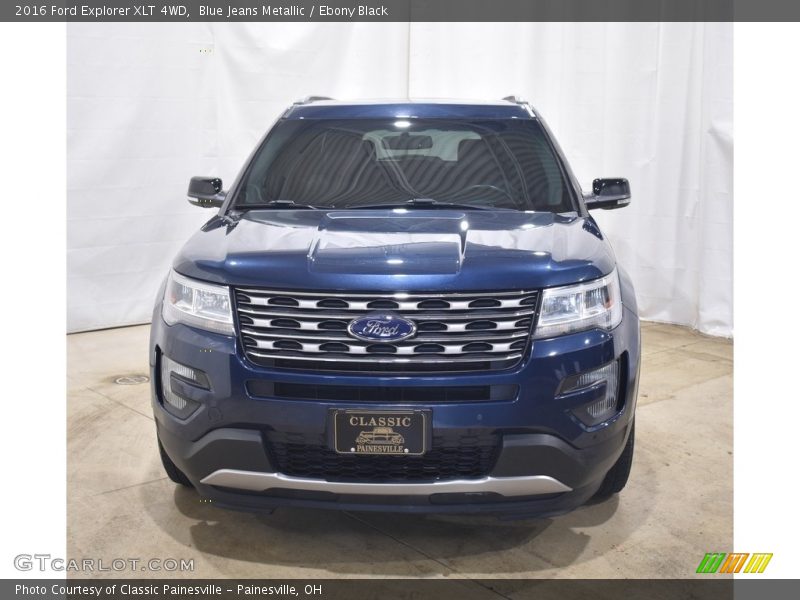 Blue Jeans Metallic / Ebony Black 2016 Ford Explorer XLT 4WD
