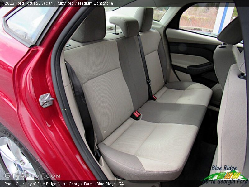 Ruby Red / Medium Light Stone 2013 Ford Focus SE Sedan