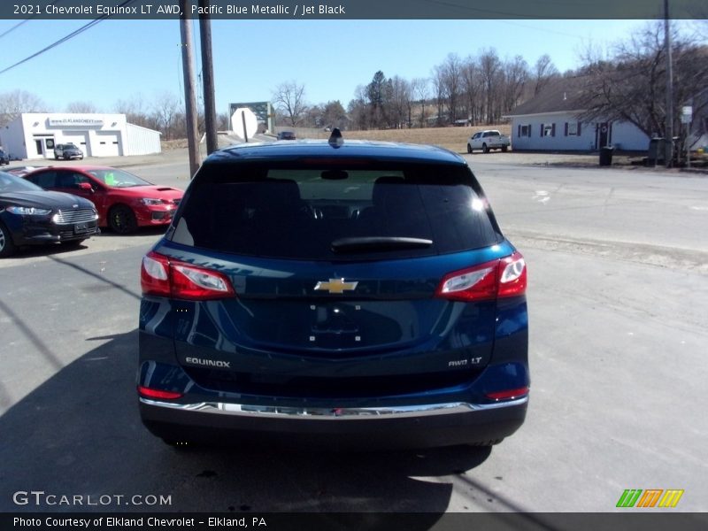 Pacific Blue Metallic / Jet Black 2021 Chevrolet Equinox LT AWD