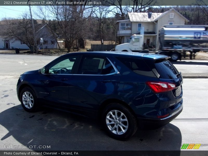 Pacific Blue Metallic / Jet Black 2021 Chevrolet Equinox LT AWD