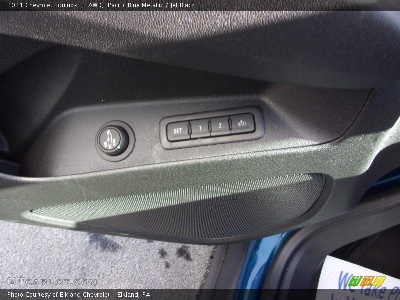 Pacific Blue Metallic / Jet Black 2021 Chevrolet Equinox LT AWD