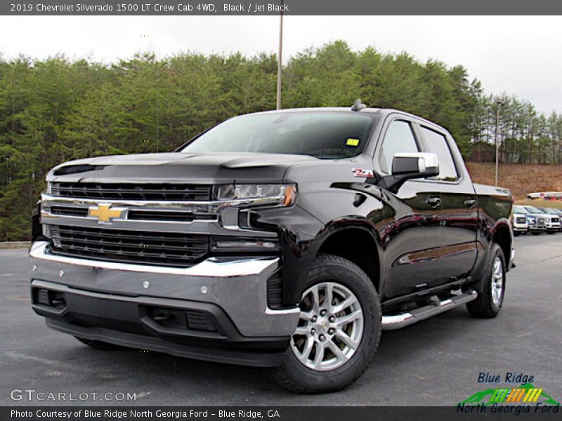 Black / Jet Black 2019 Chevrolet Silverado 1500 LT Crew Cab 4WD