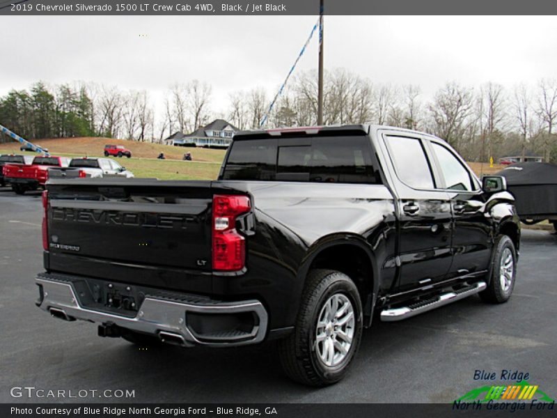 Black / Jet Black 2019 Chevrolet Silverado 1500 LT Crew Cab 4WD
