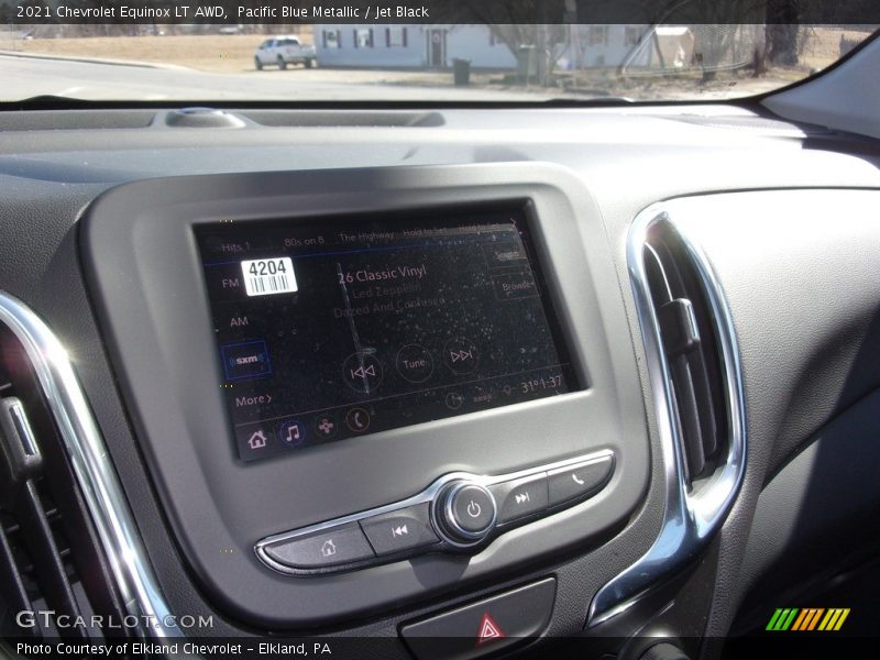 Pacific Blue Metallic / Jet Black 2021 Chevrolet Equinox LT AWD