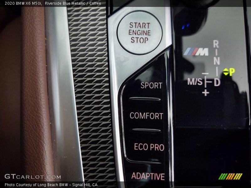 Riverside Blue Metallic / Coffee 2020 BMW X6 M50i