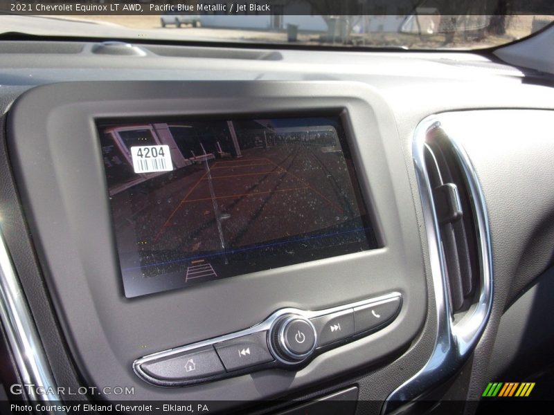 Pacific Blue Metallic / Jet Black 2021 Chevrolet Equinox LT AWD